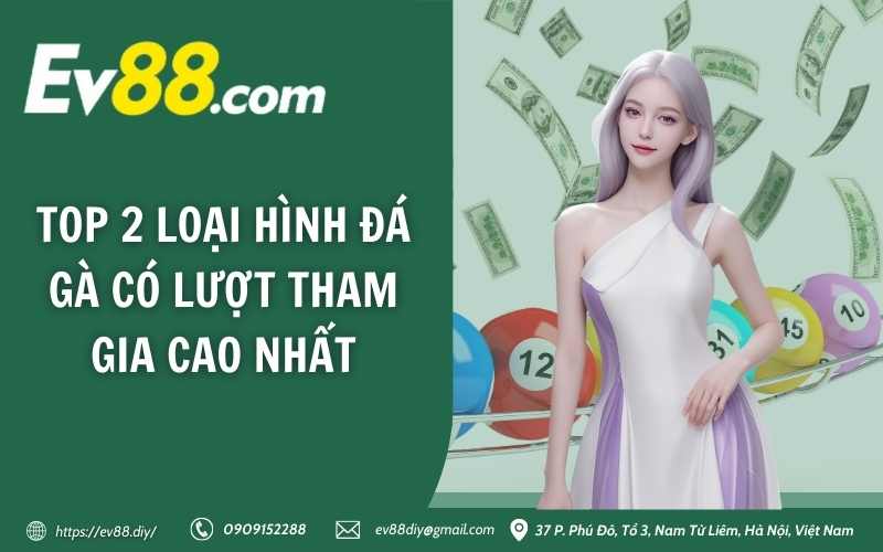 Xổ Số EV88 – Cơ hội đổi vận siêu ngon là đây chứ đâu 4 Top 2 loại hình đá gà có lượt tham gia cao nhất